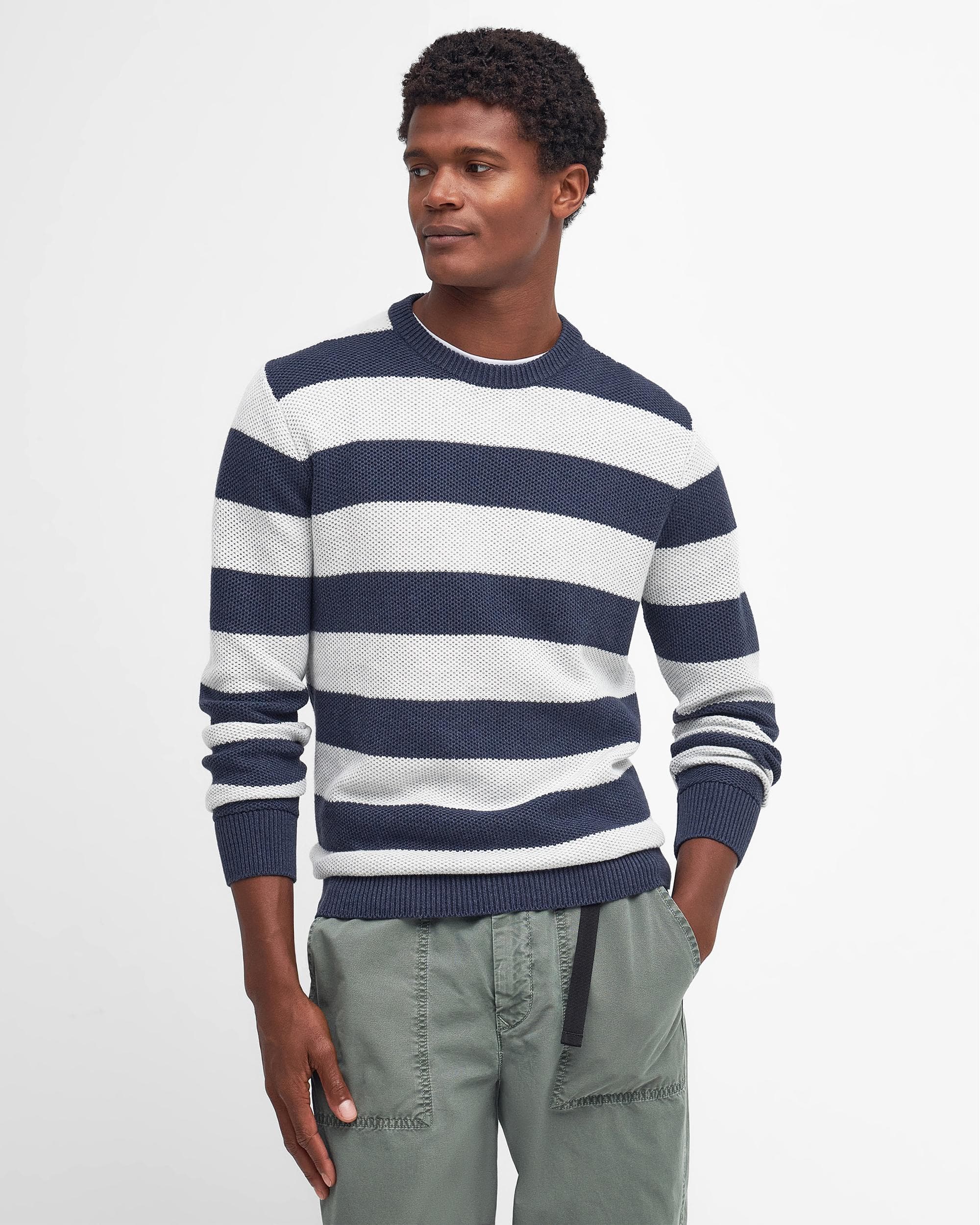 Barbour Craster Mens Crew Jumper