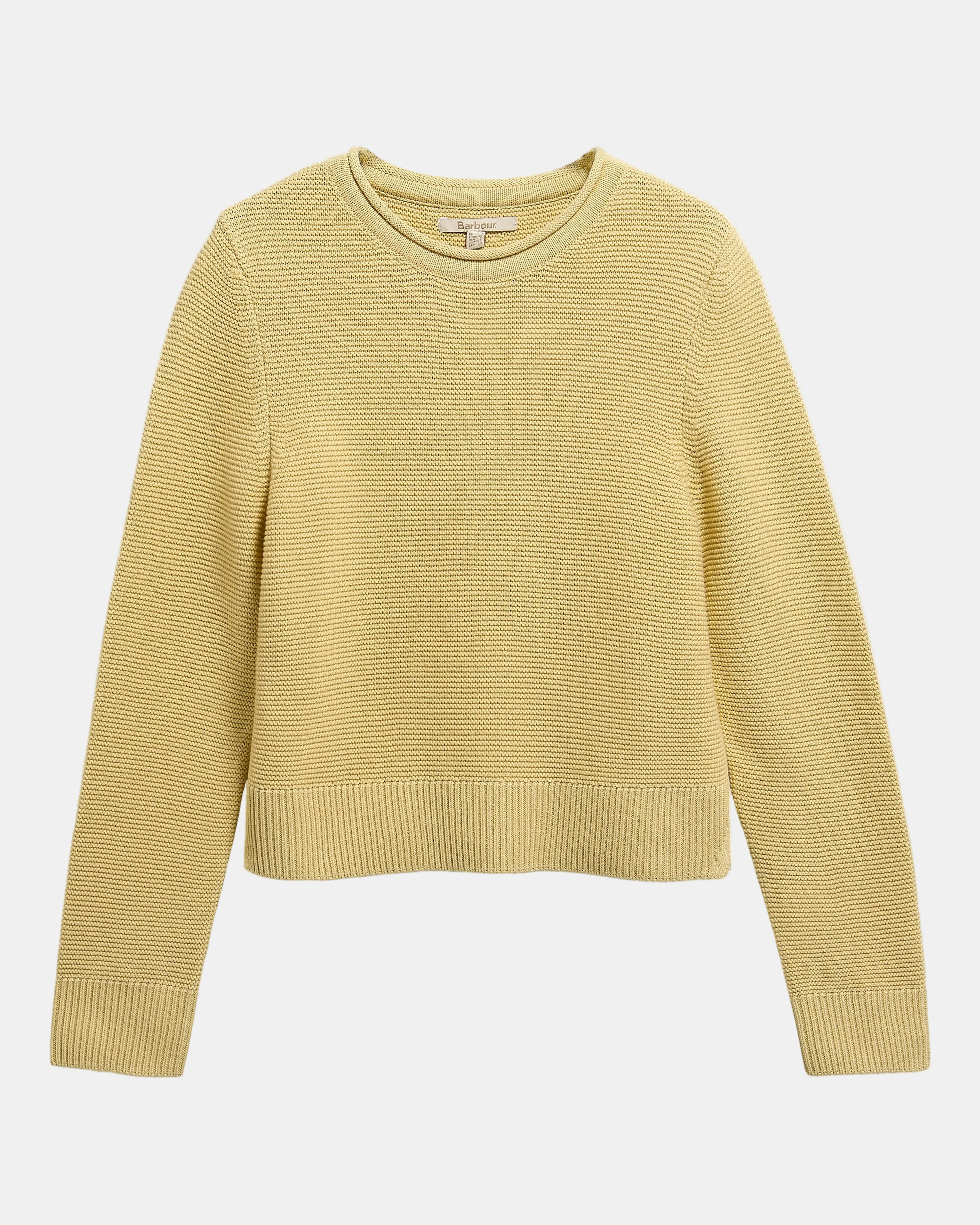 Barbour Fawley Womens Knitted Jumper - Soured Citrus