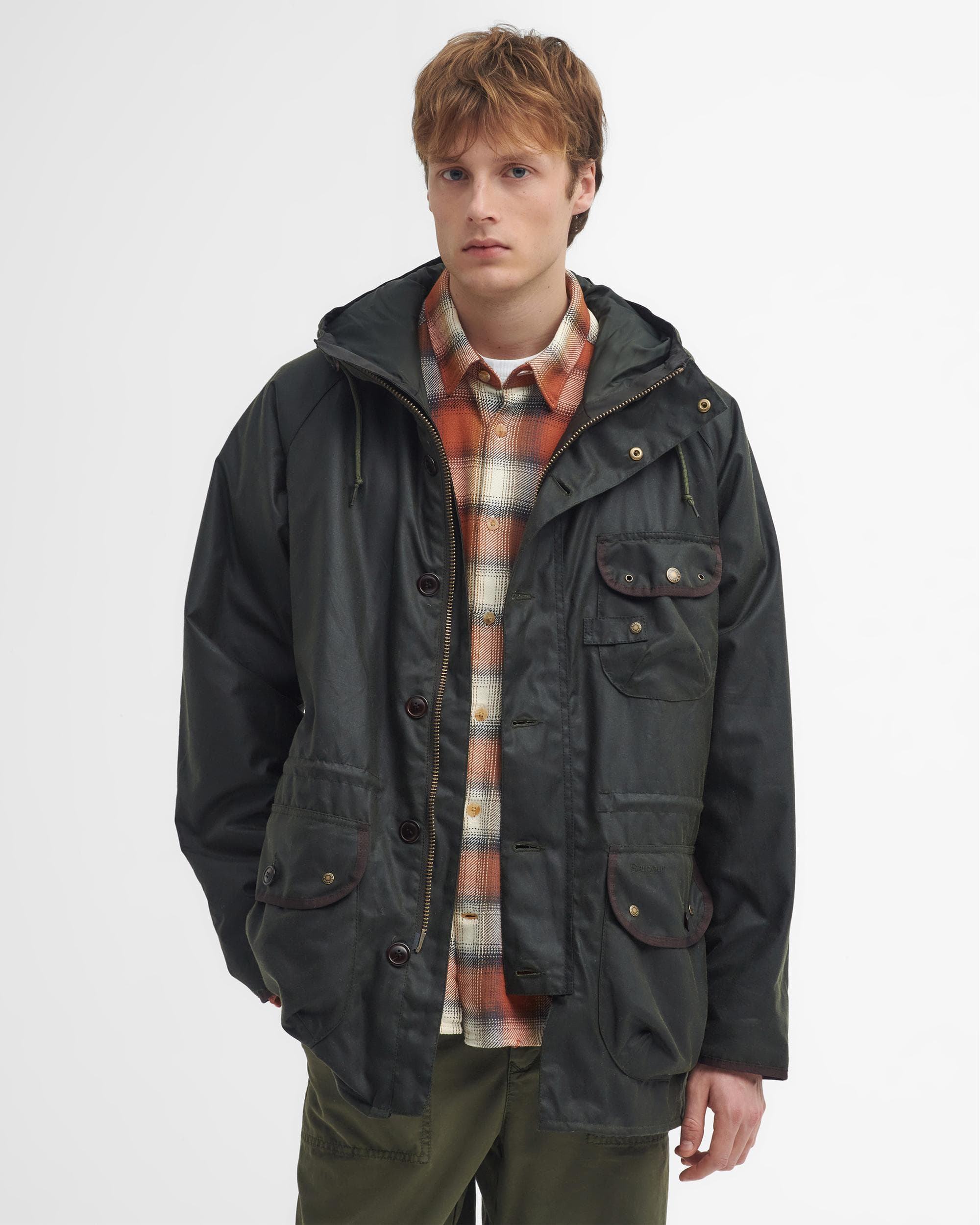 Barbour Field Mens Wax Parka
