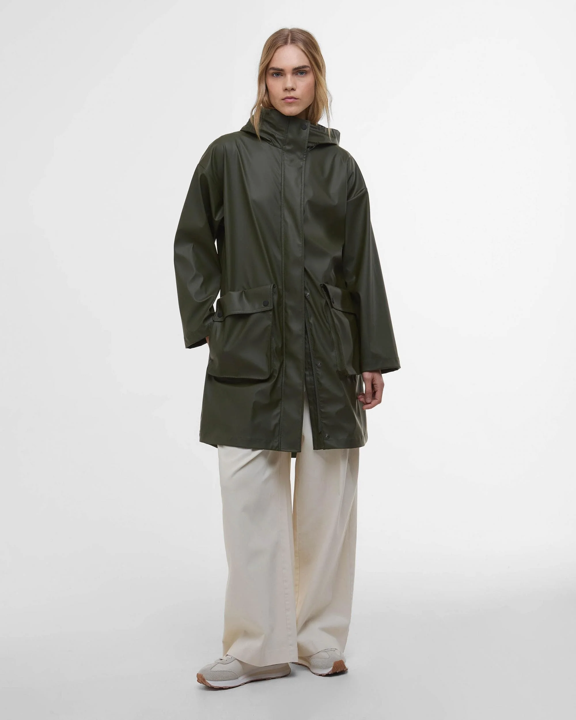 Barbour International Atlas Womens Showerproof Jacket - Envy Green