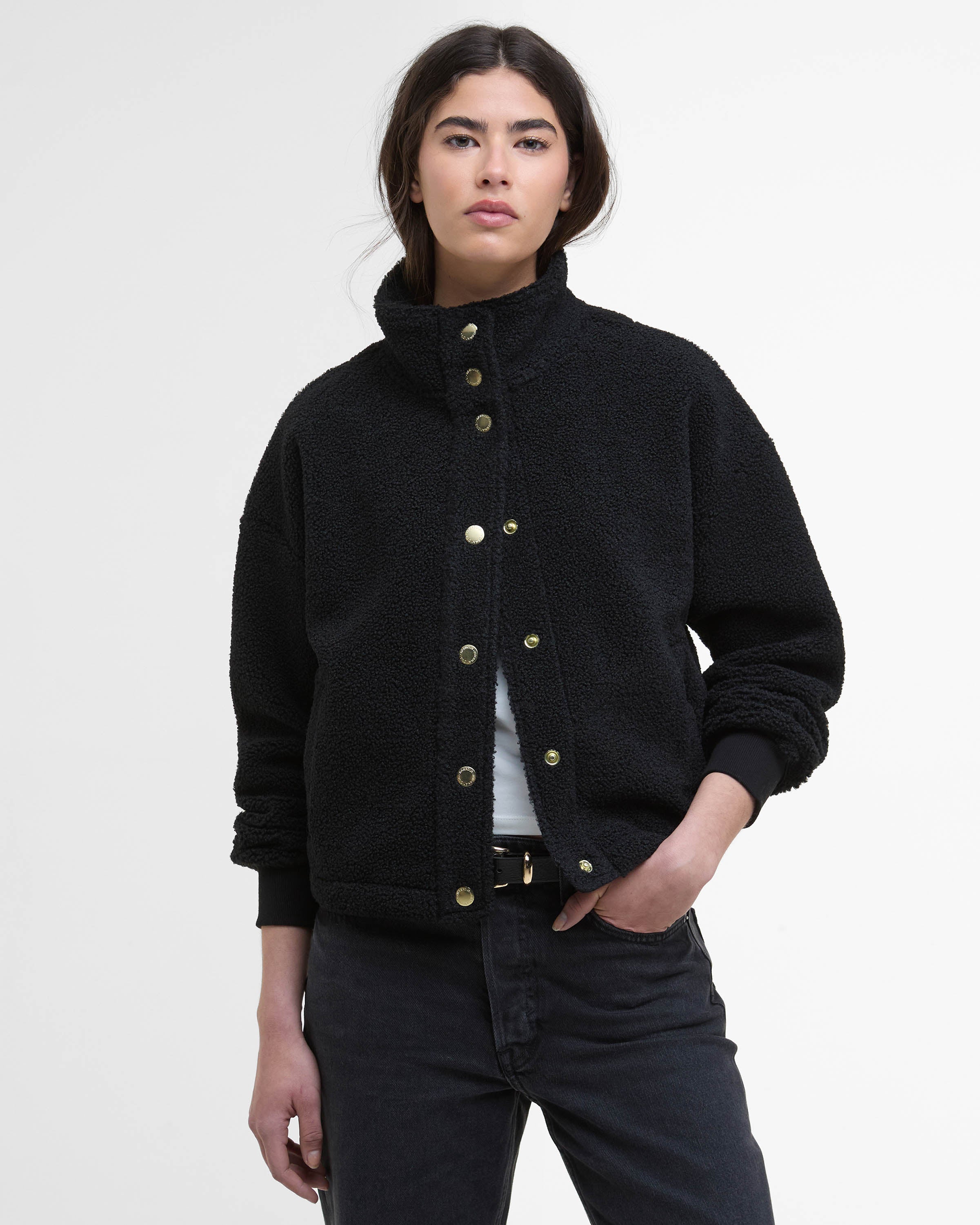 Barbour International Chloe Womens Fleece - Black