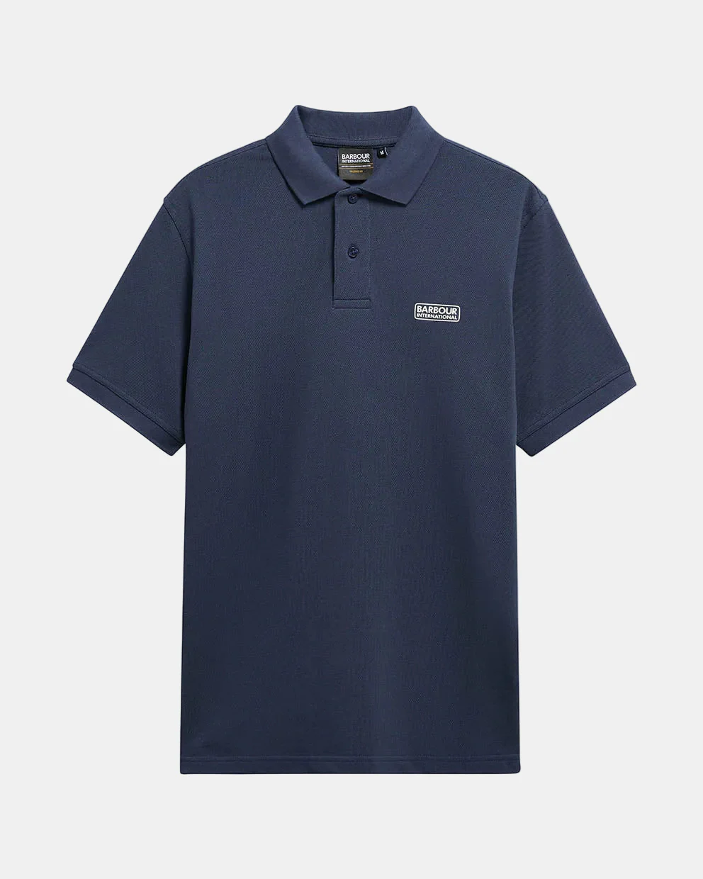 Barbour International Essential Short Sleeve Mens Polo - Oxford Navy