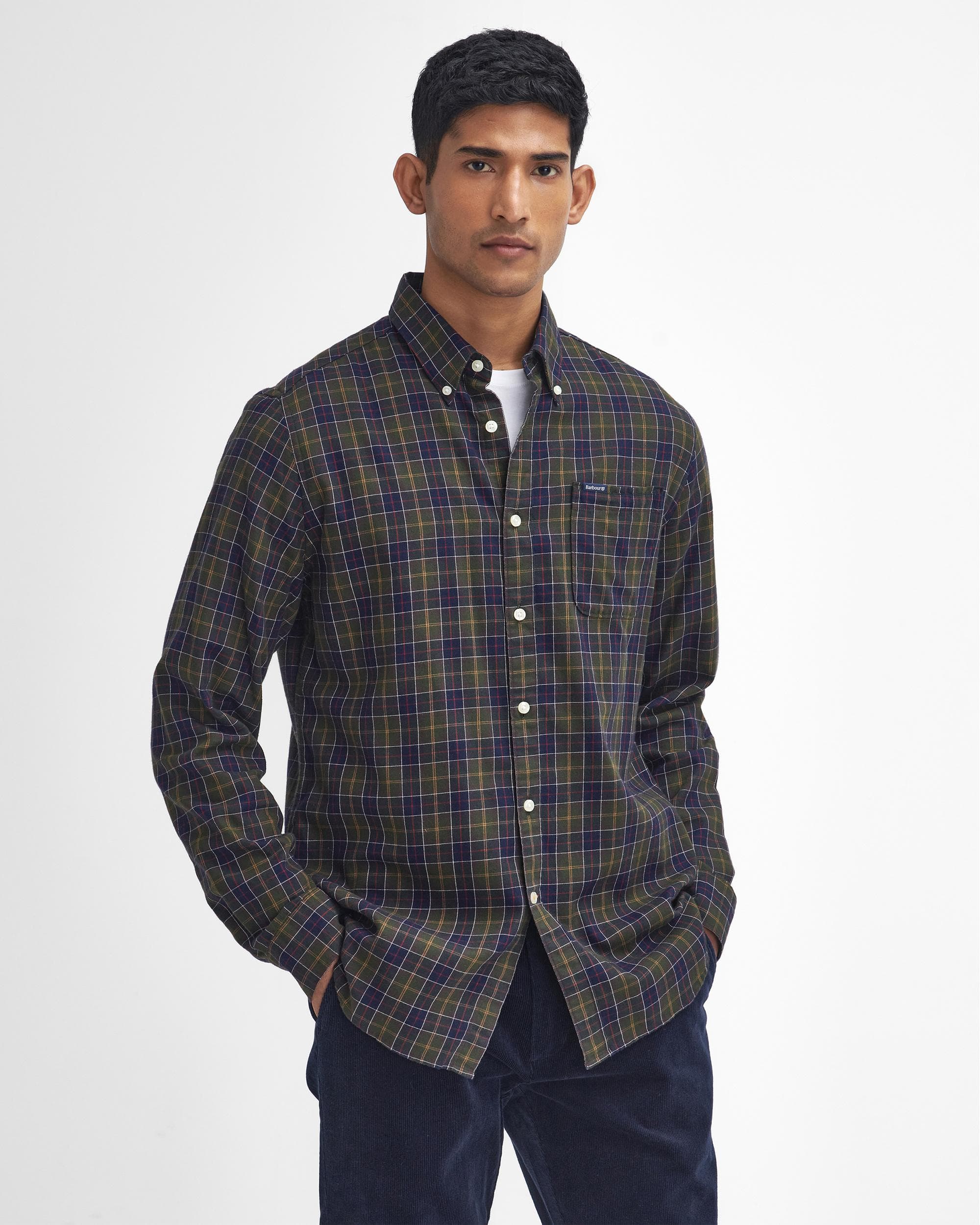 Barbour Lanark Mens Tartan Long Sleeve Tailored Shirt