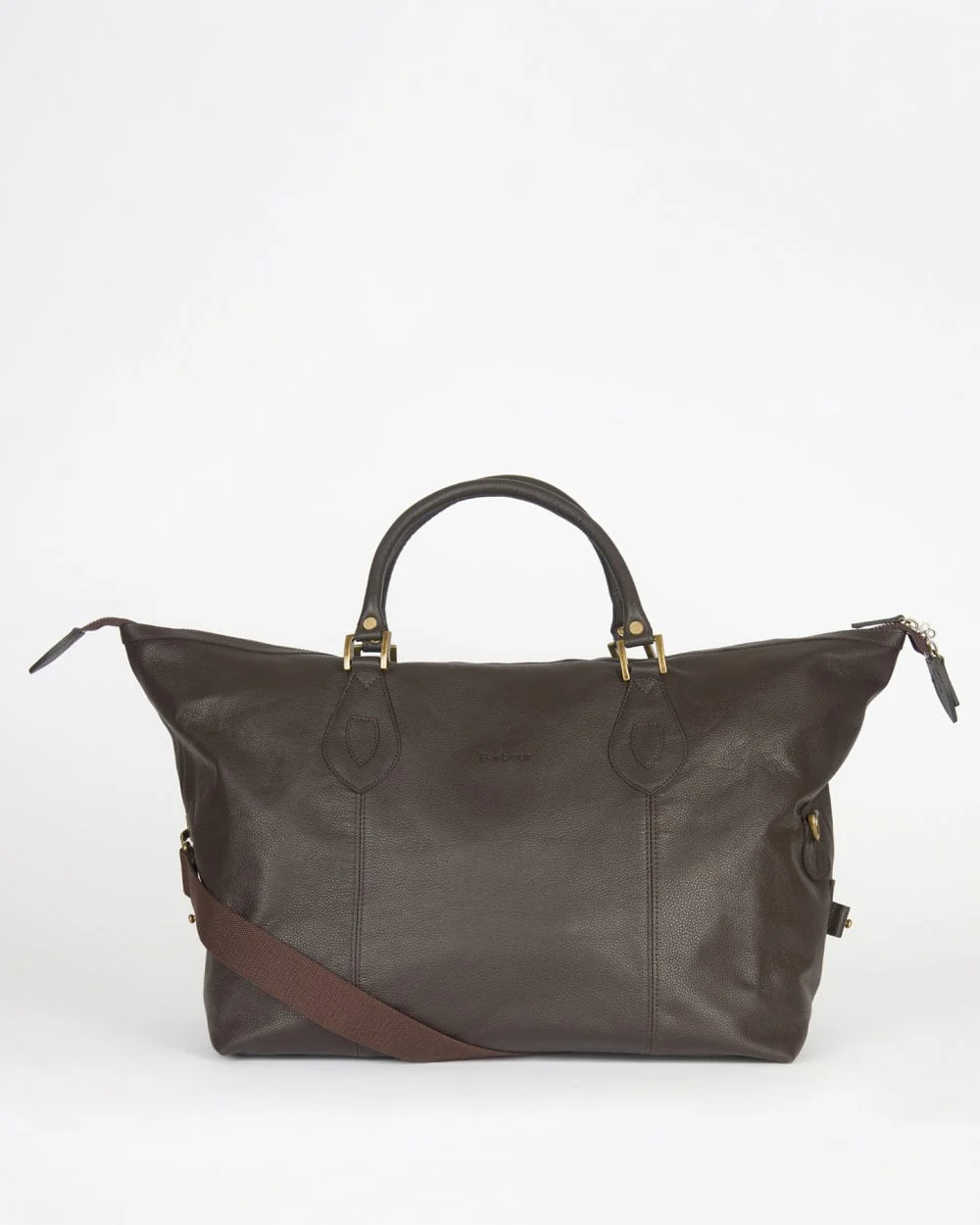 Barbour Leather Medium Unisex Travel Holdall