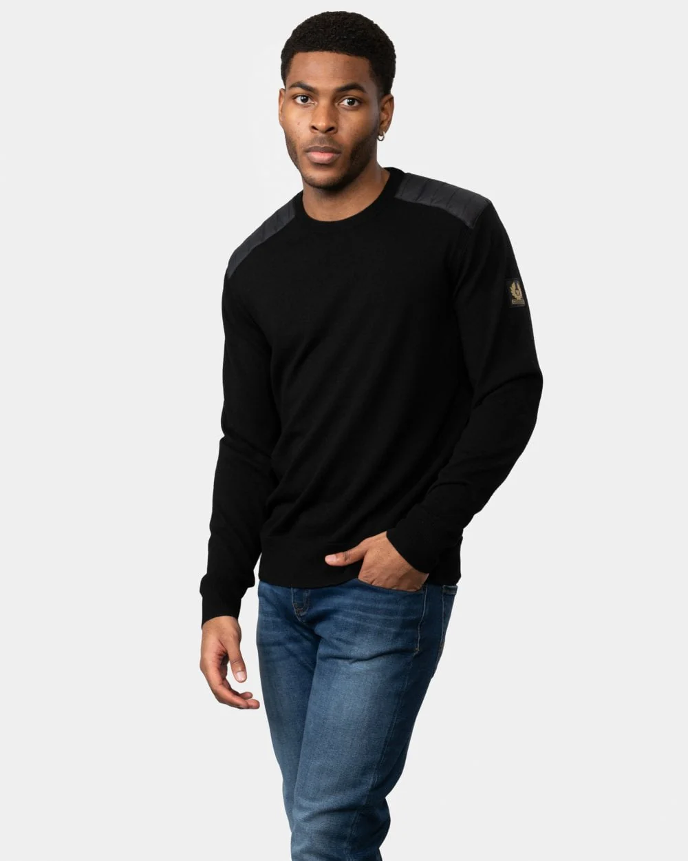 Belstaff Kerrigan Mens Crew Neck Sweatshirt