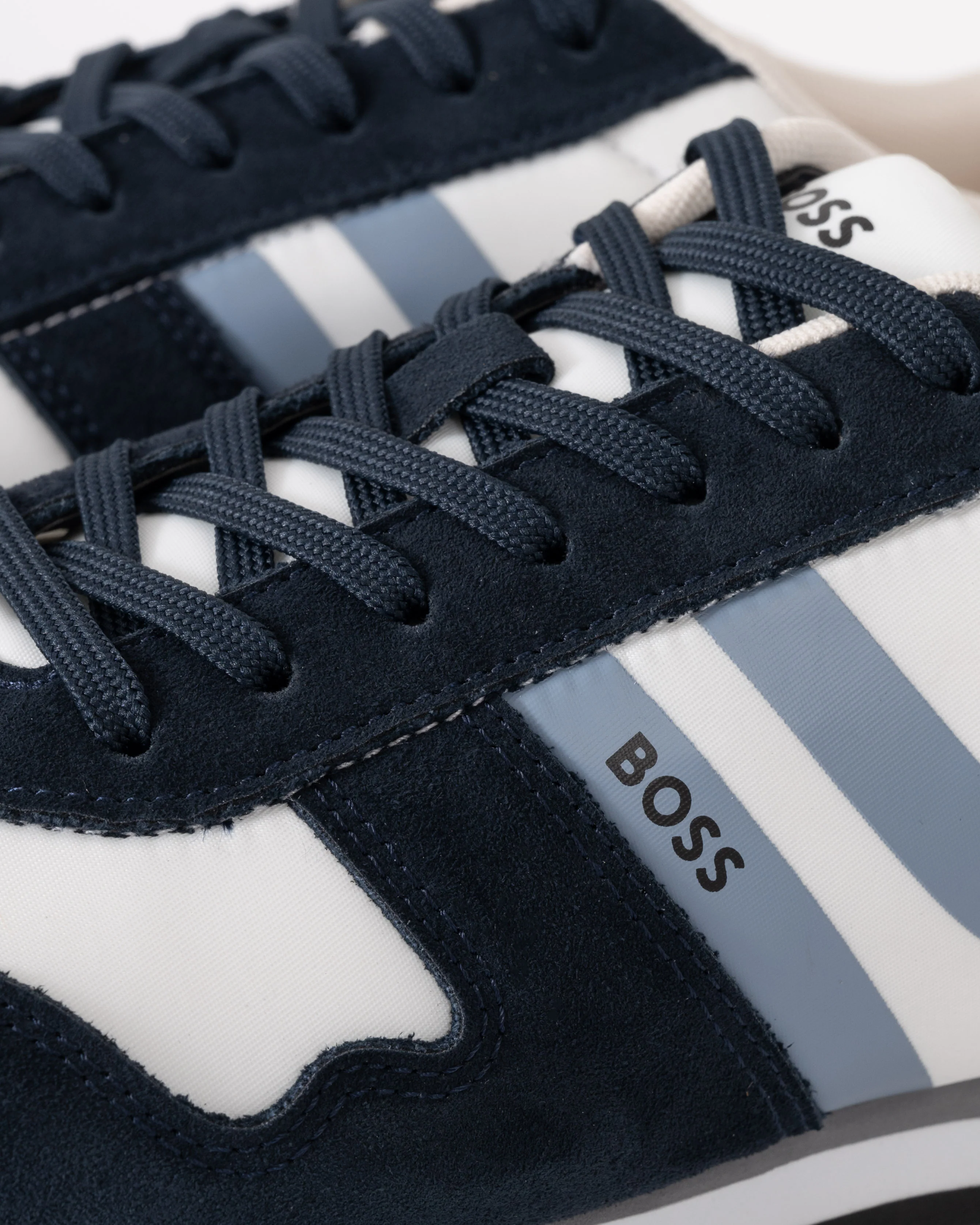 BOSS Orange Levon Runn Nymi Mens Trainers - Open Blue 461 - Image 6