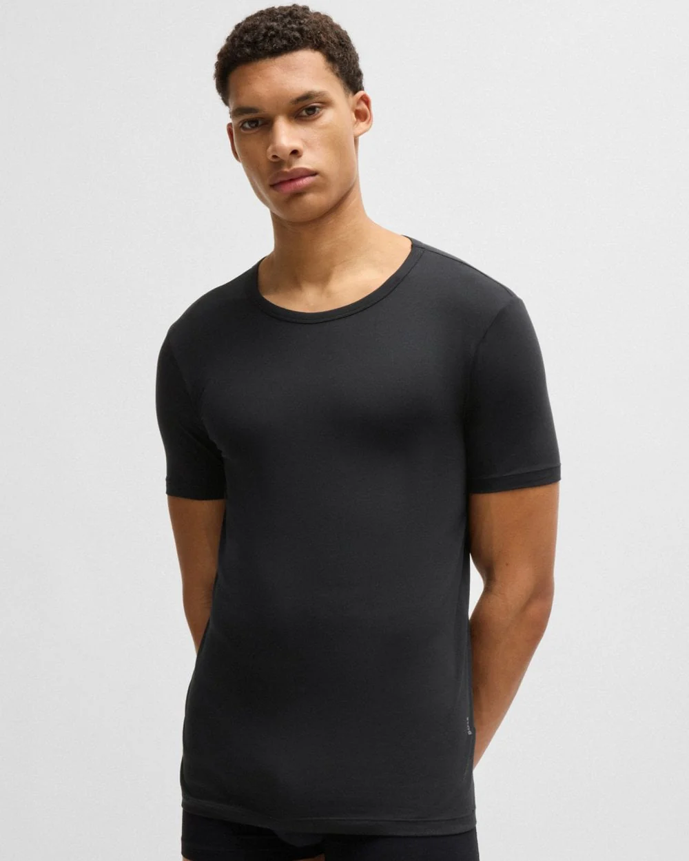 BOSS Orange RN Modern 2-Pack Mens T-Shirts NOS - Black 001