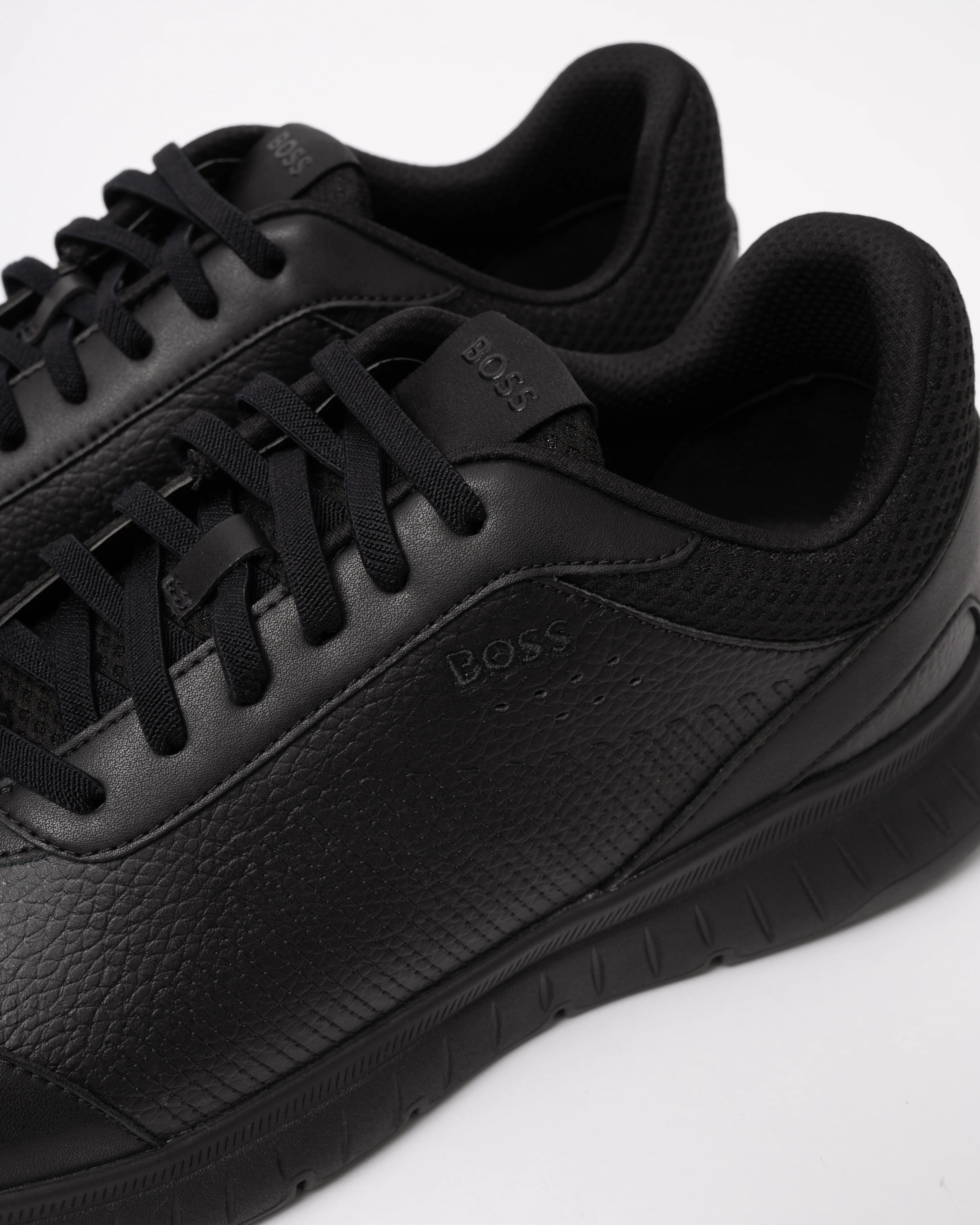 BOSS Orange Titanis_Runn_ltmx Mens Trainers - Black 005 - Image 6