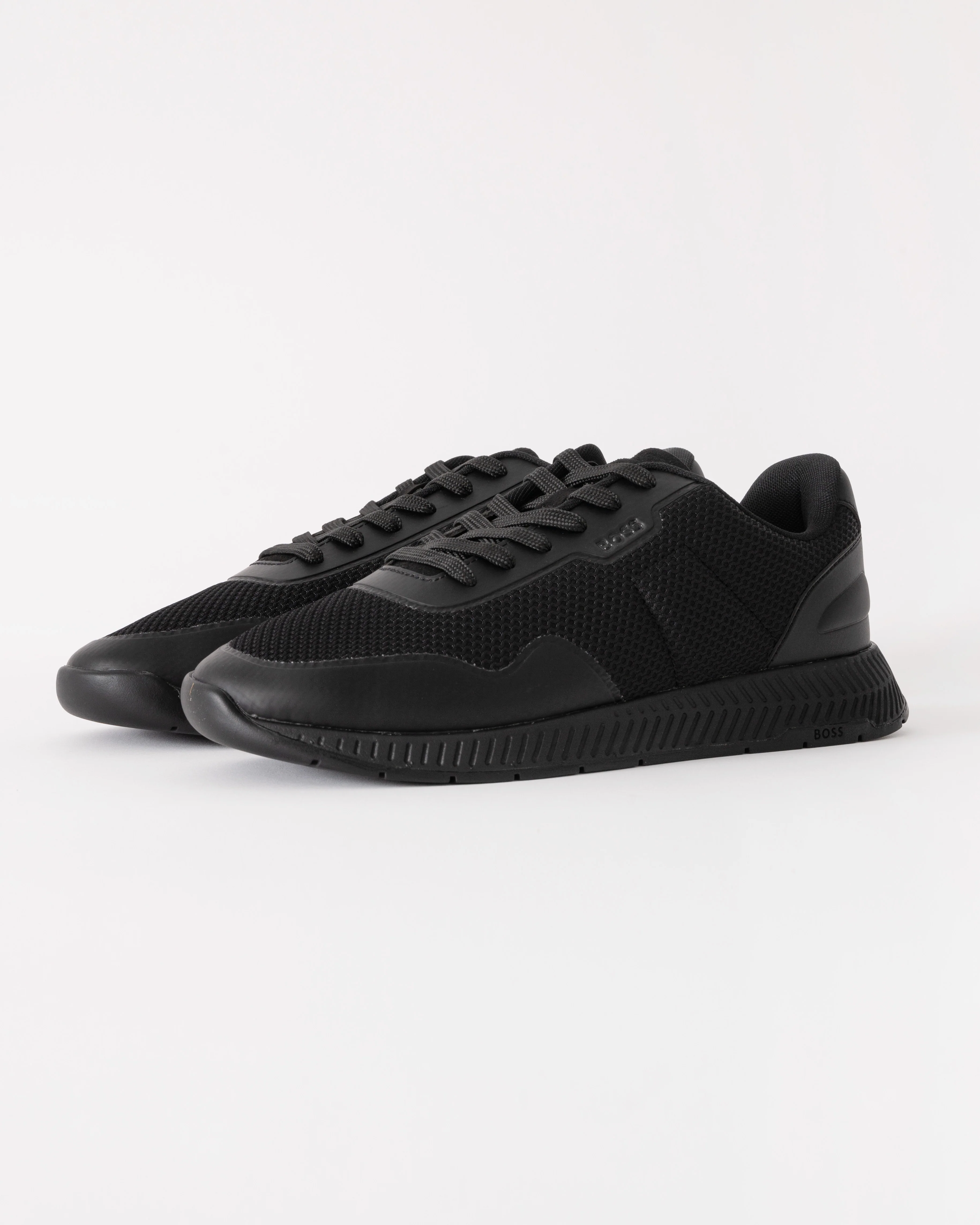 BOSS Orange Titanium Runner Meth Trainers - Black 005