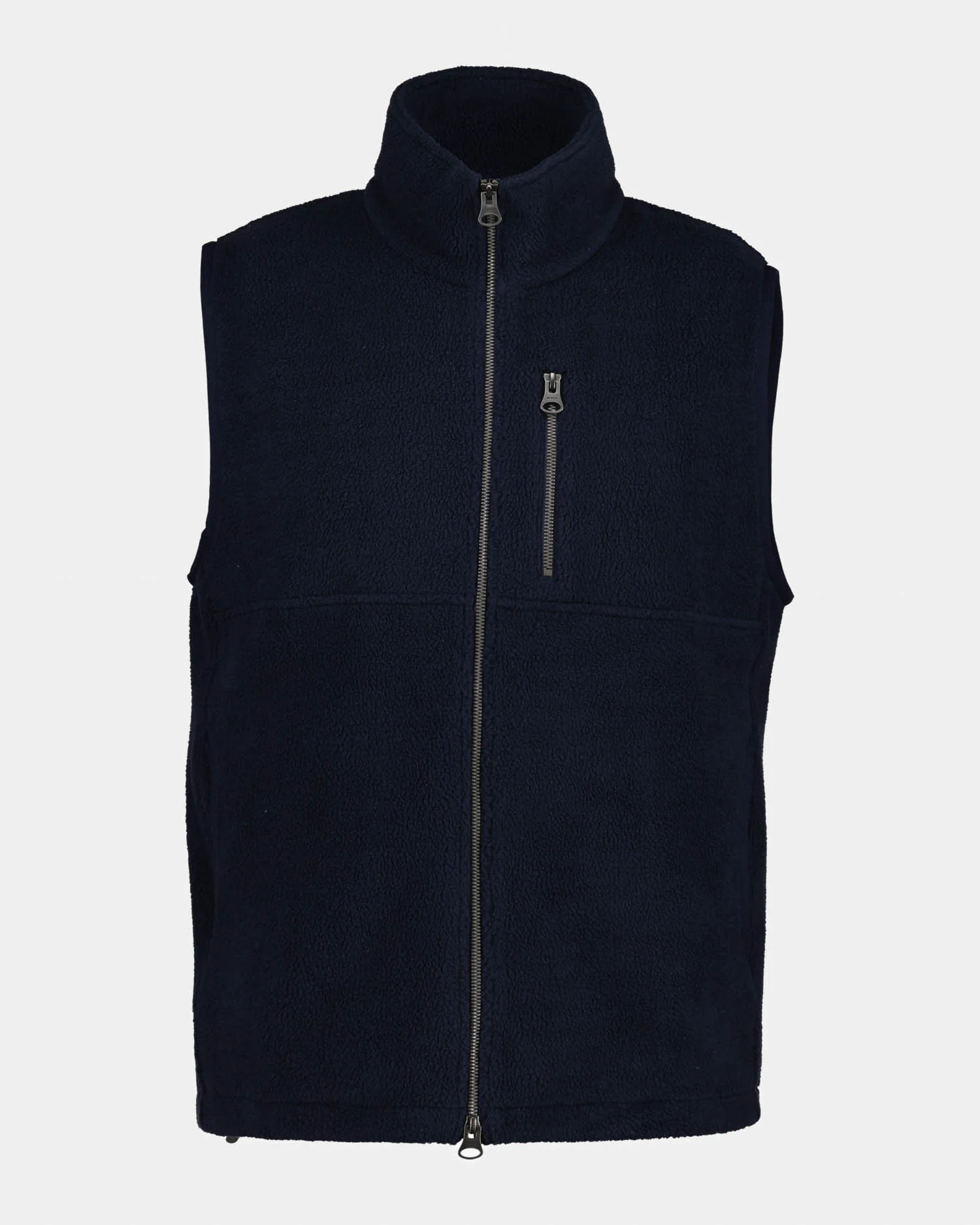 GANT Mens Fleece Gilet - 433 Evening Blue