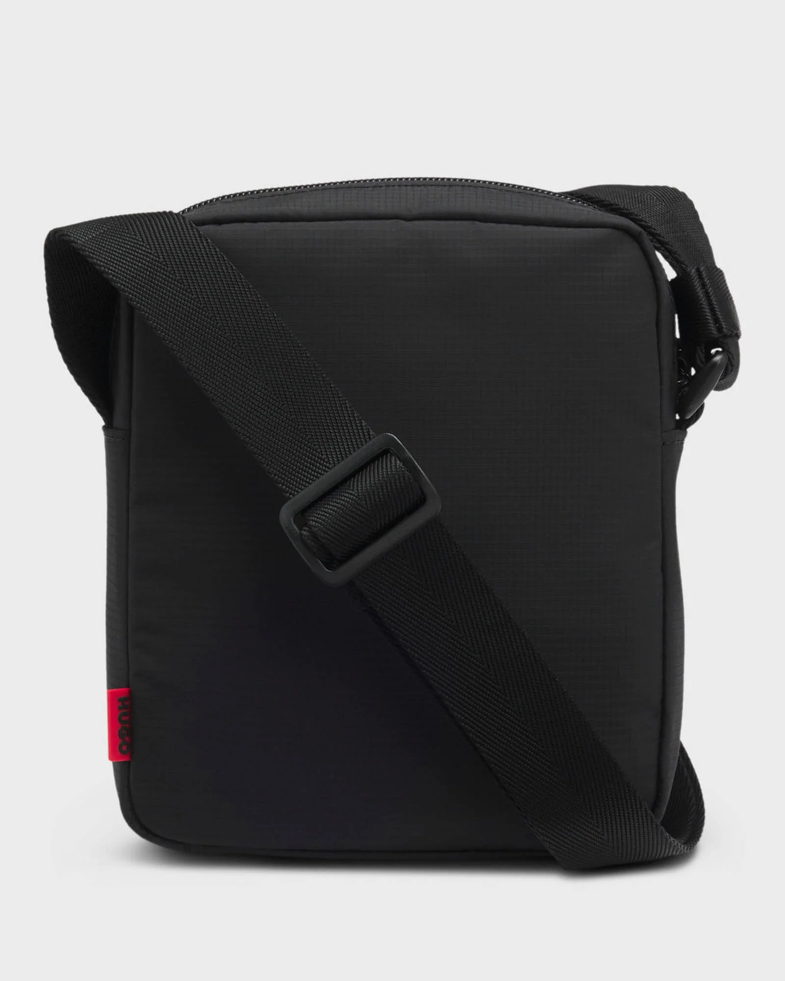 HUGO Everett Mens Crossbody Bag with Contrast Logo - Black 001 - Image 3