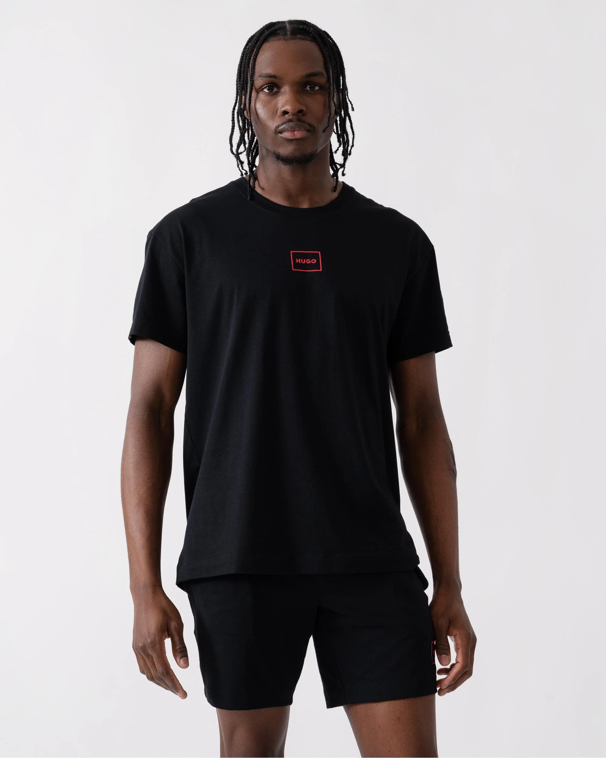 HUGO Laze Mens Loungewear T-Shirt - Black 001