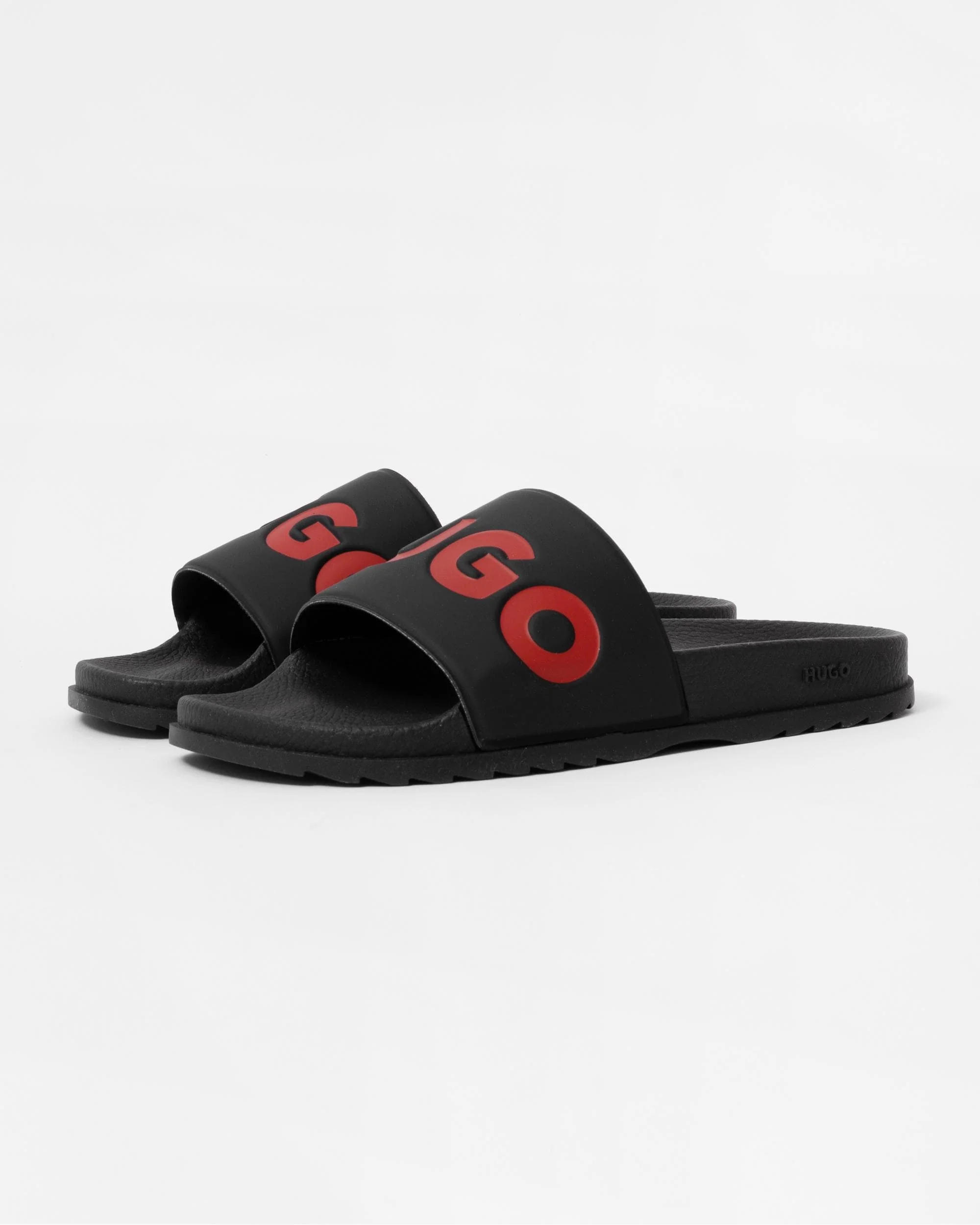 HUGO Match Mens Slides With Logo Strap NOS - Black 001
