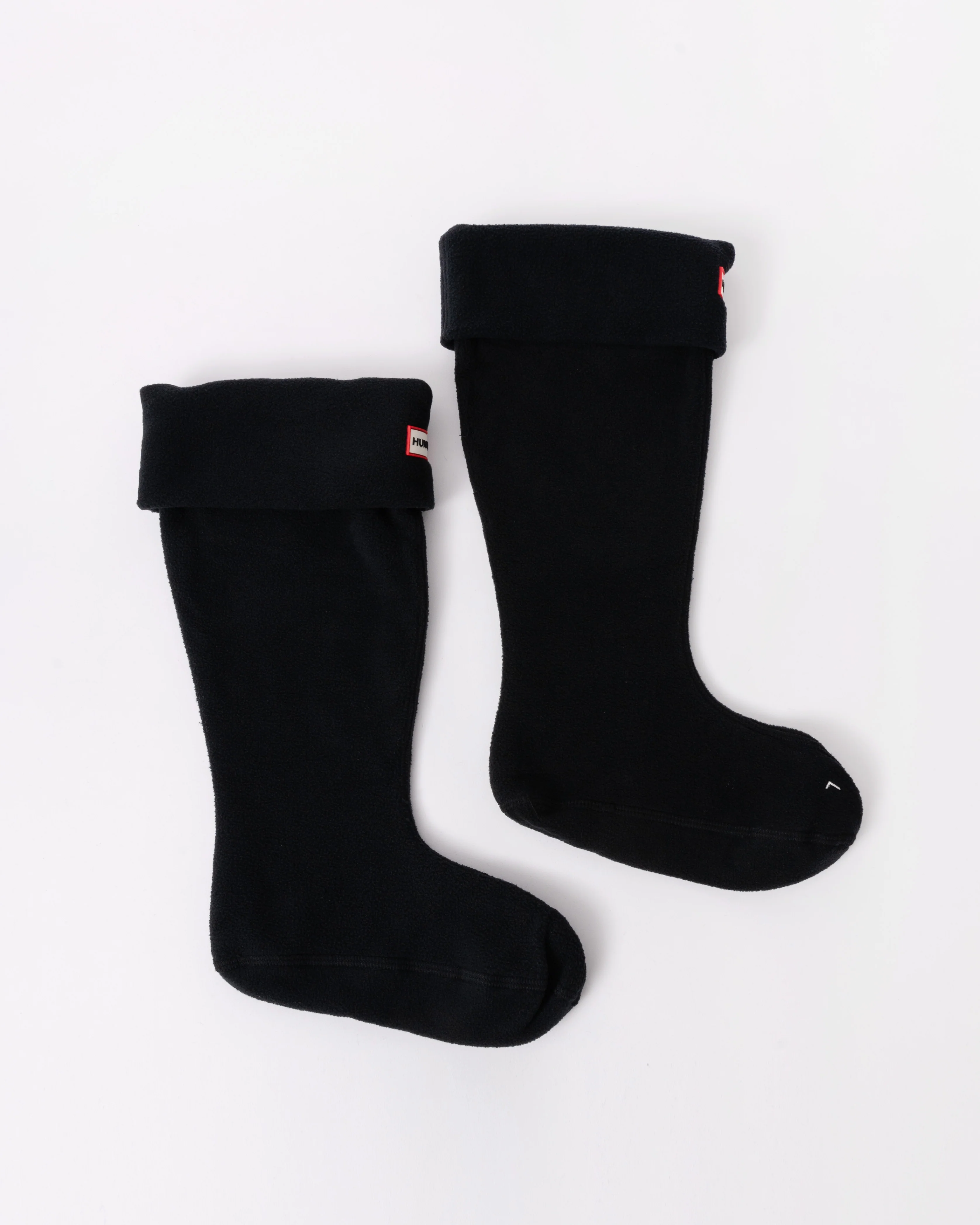 Hunter Fleece Tall Boot Sock - Black