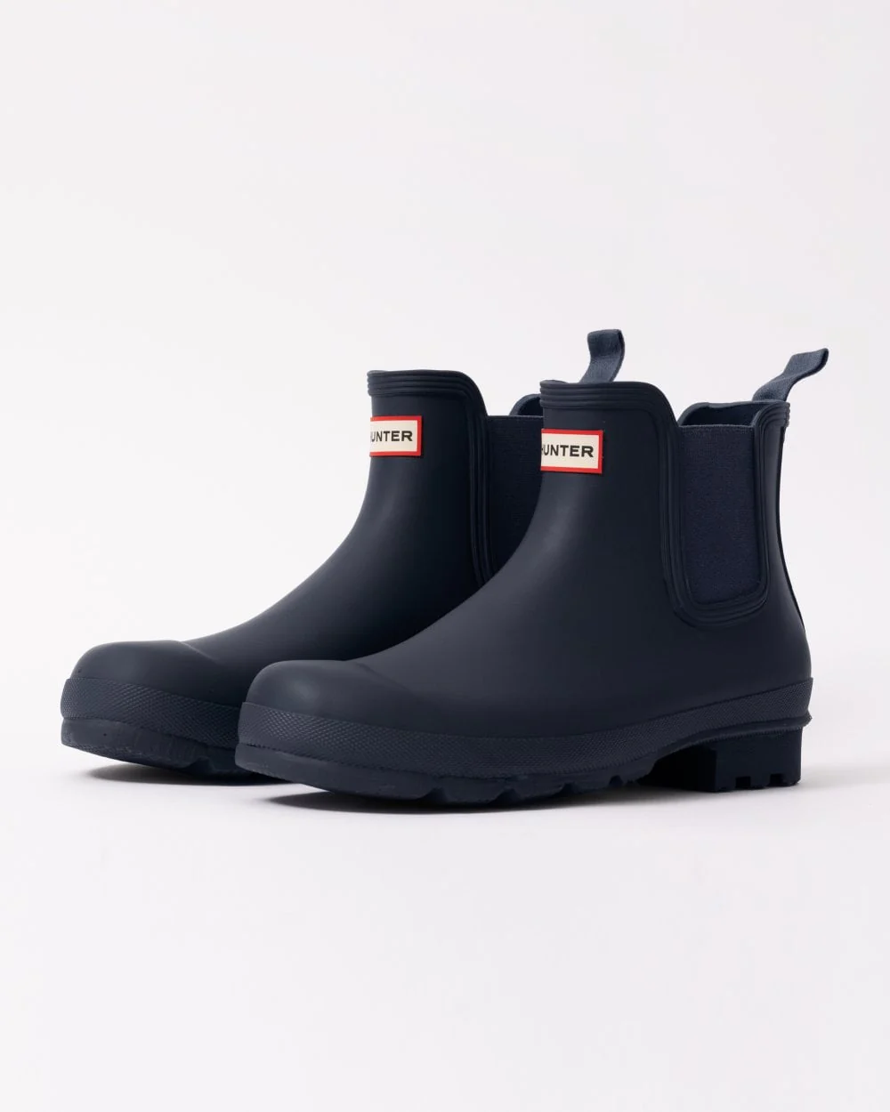 Hunter Original Chelsea Mens Boots - Navy