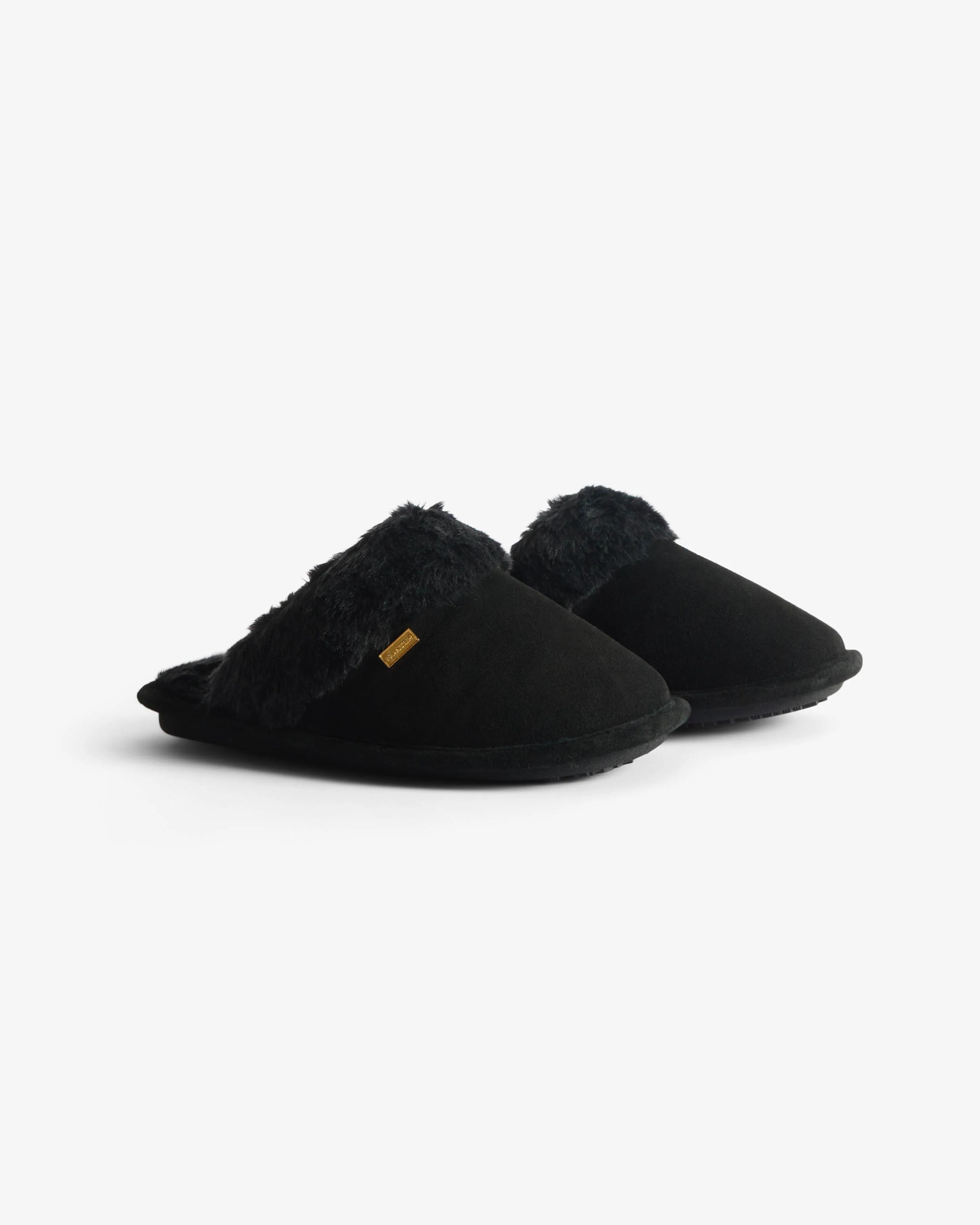 Hunter Womens Mule Slipper - Black