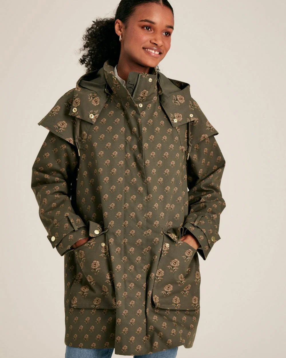 Joules Edinburgh Womens Waterproof Raincoat 224259