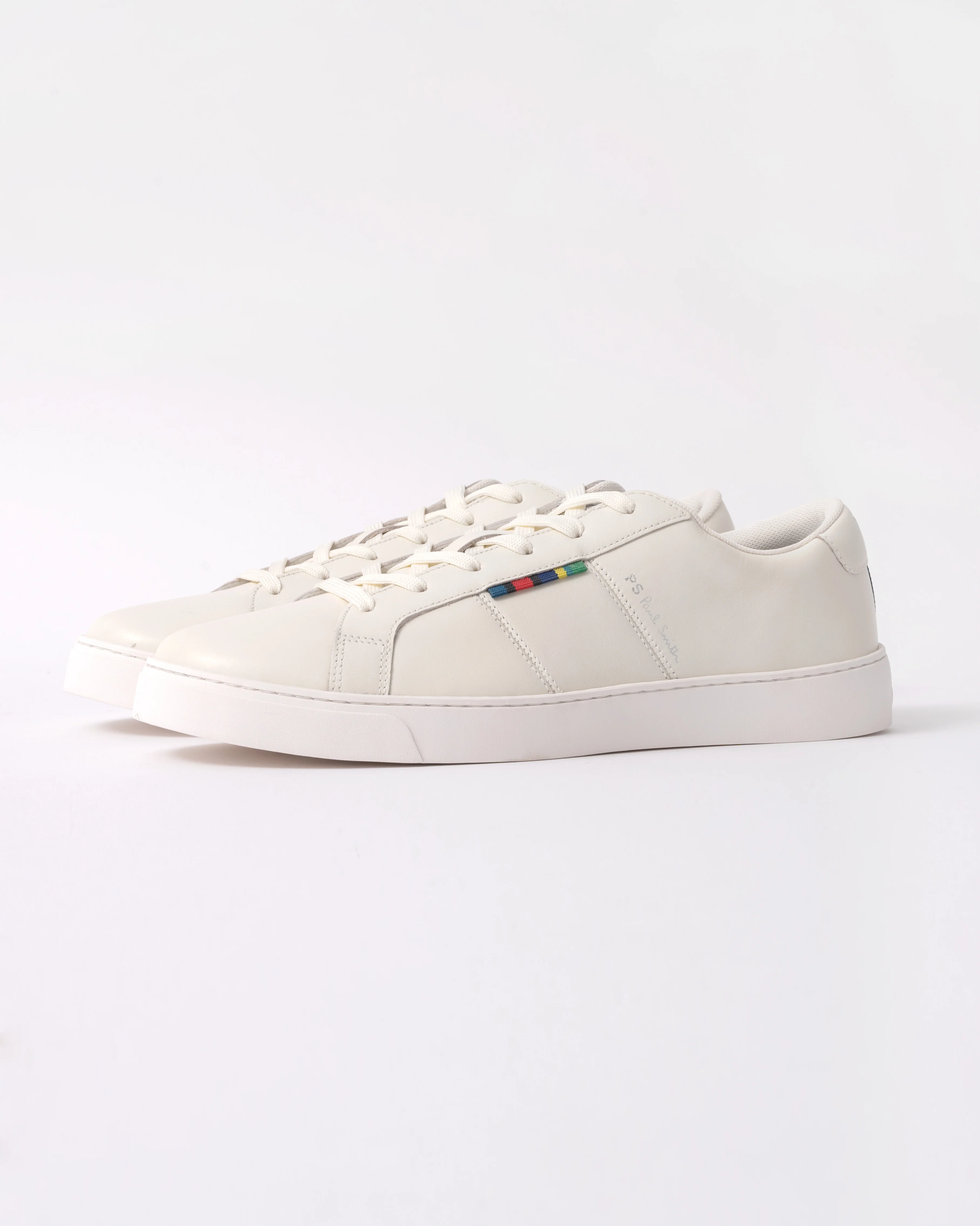 Paul Smith Beech Mens Leather Trainers - 01 White