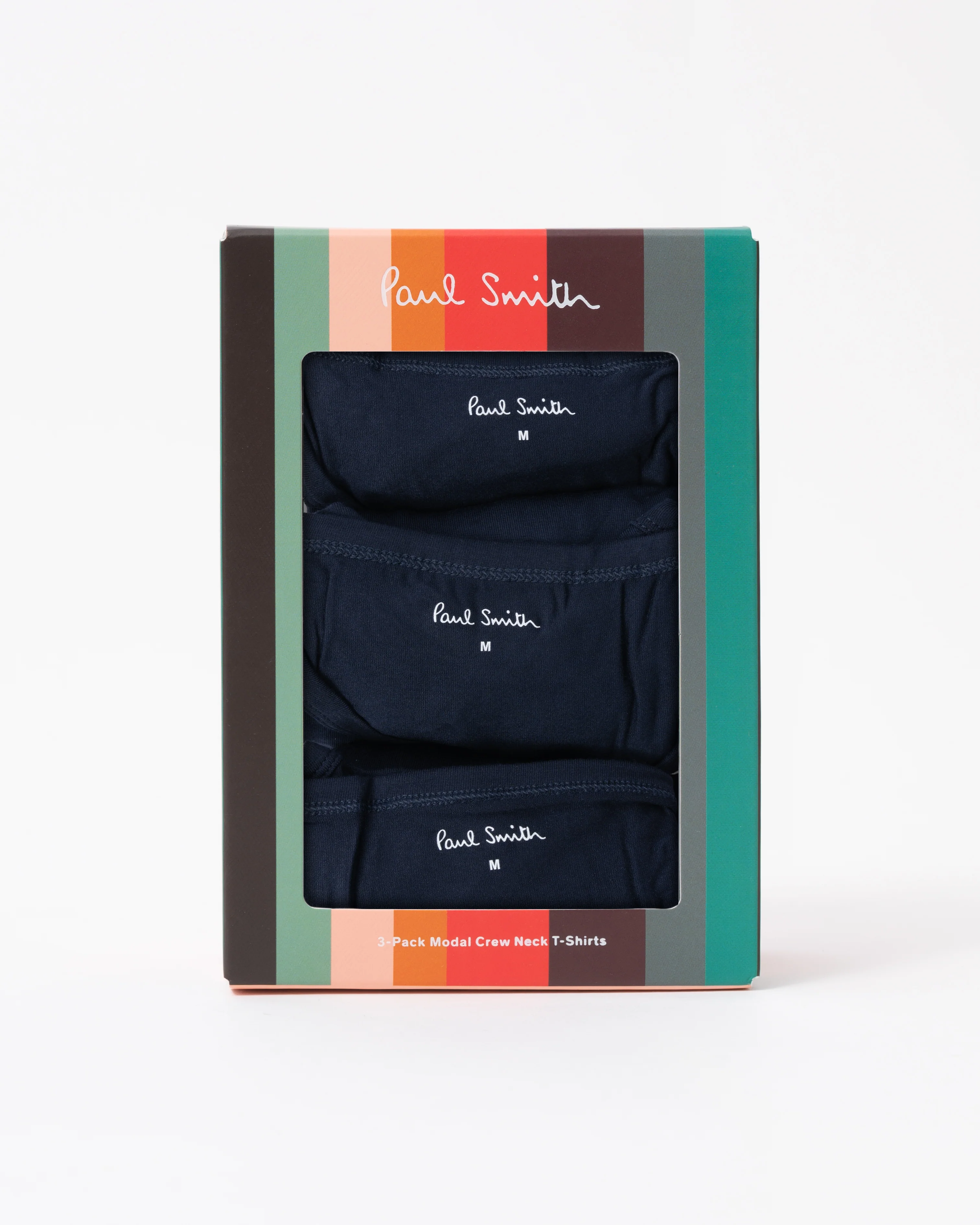 Paul Smith Mens Mixed Modal Lounge 3 Pack T Shirts - 47 Navy