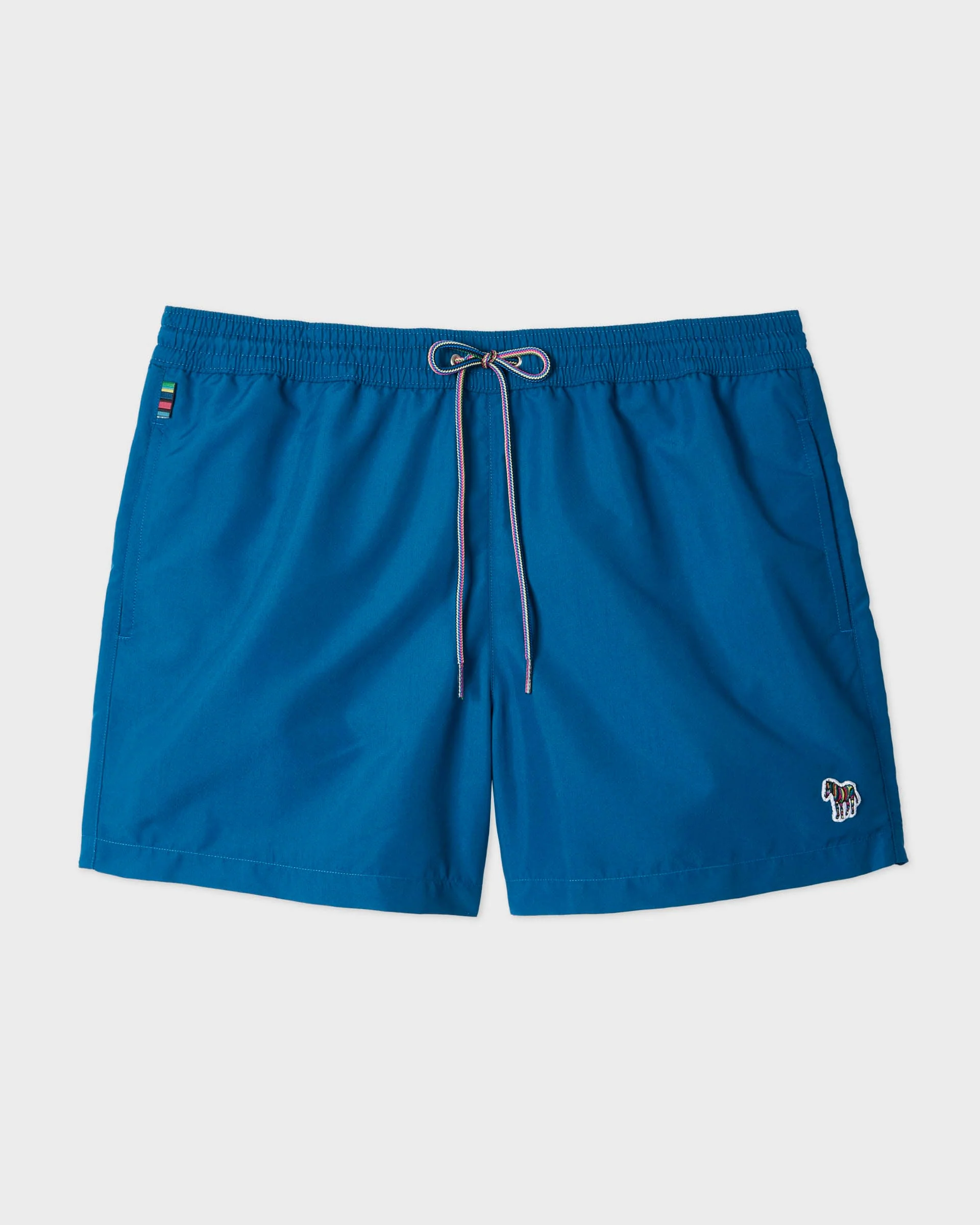 Paul Smith Mens Zebra Logo Swim Shorts - 45A Blue