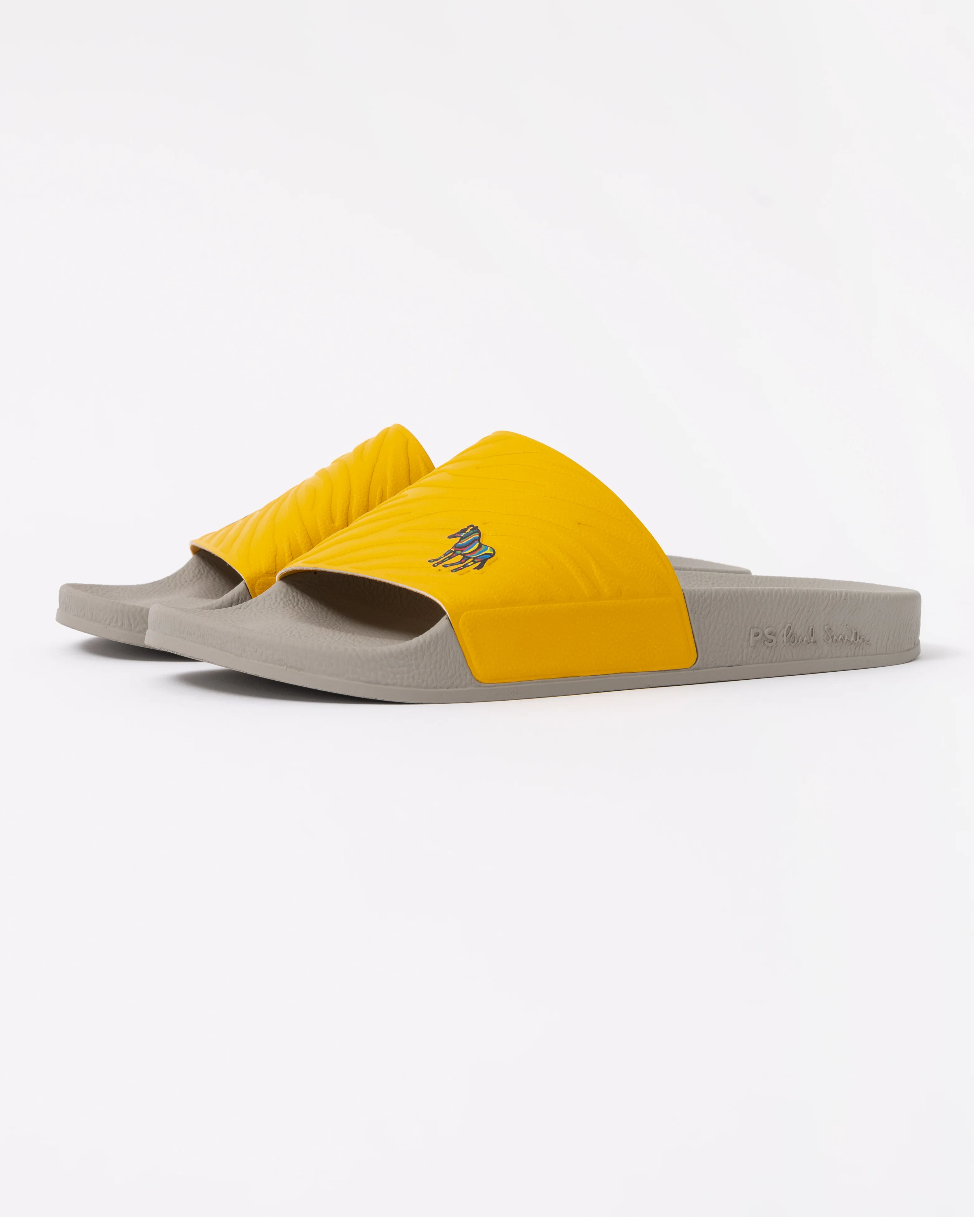 Paul Smith Zed Zebra Mens Slides - 10 Yellow