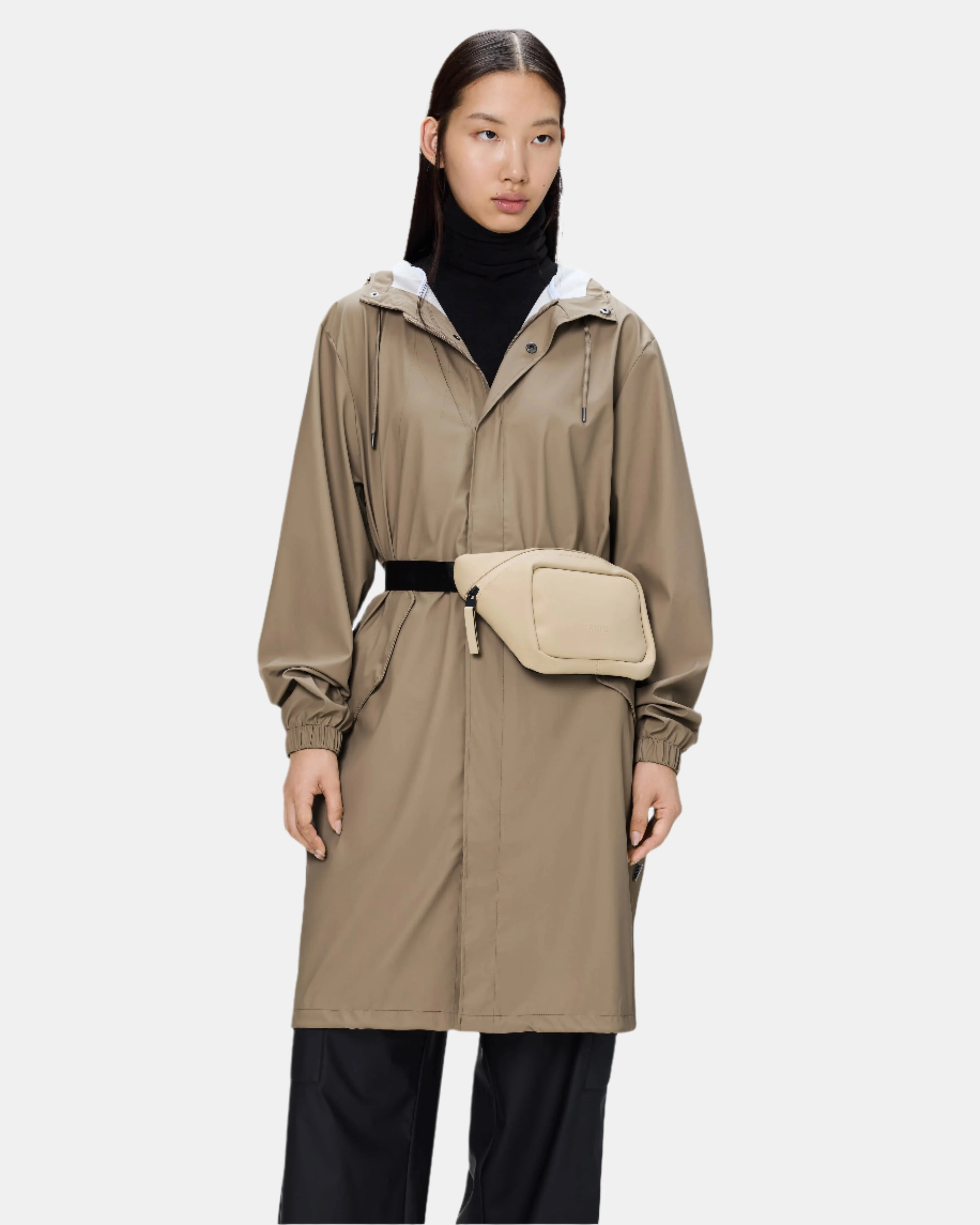 Rains Unisex Fishtail Parka - 133 Beige
