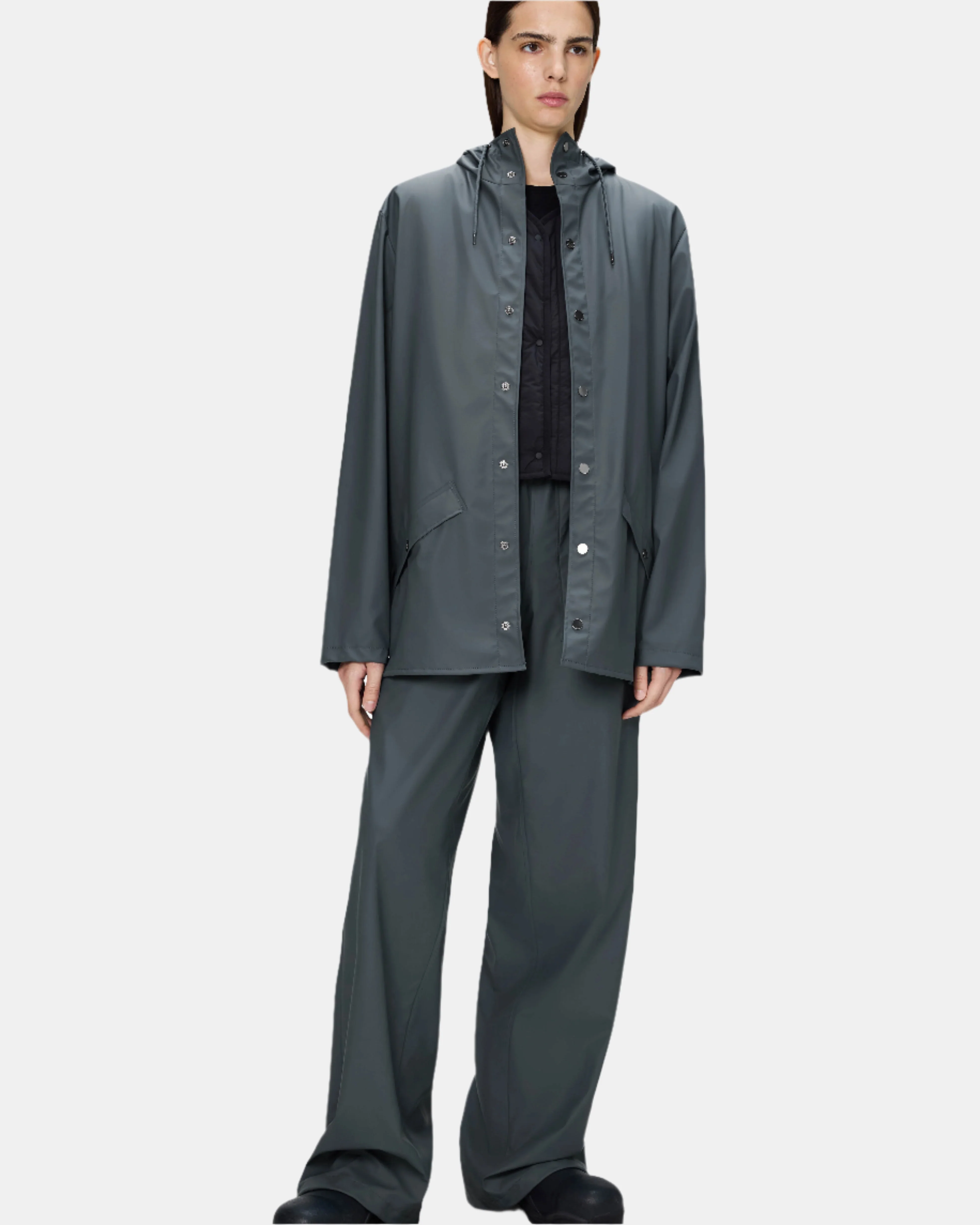 Rains Unisex Jacket - 124 Lagoon - Image 2