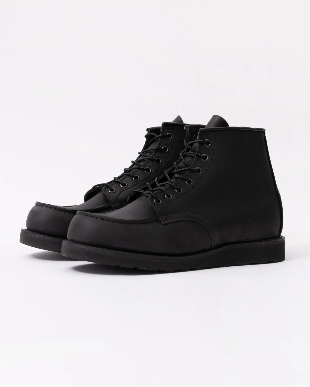 Red Wing 6 Inch Moc Toe Mens Boot - Black Harness