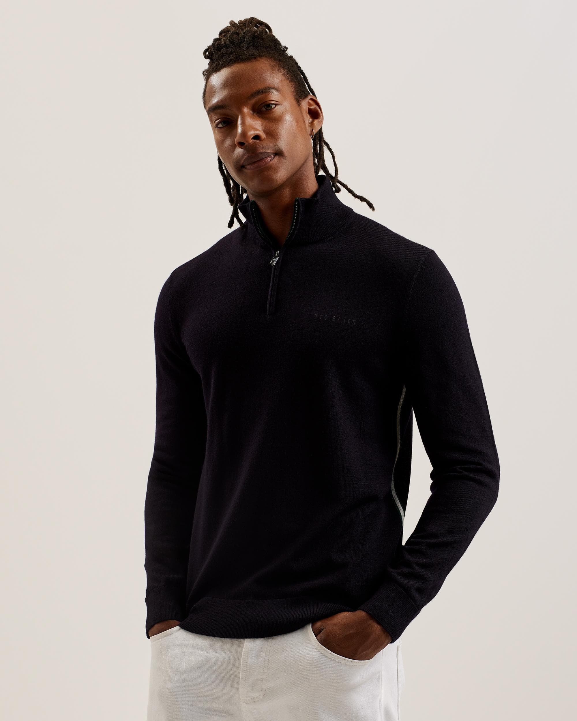 Ted Baker Fashbee Mens Half Zip Jumper