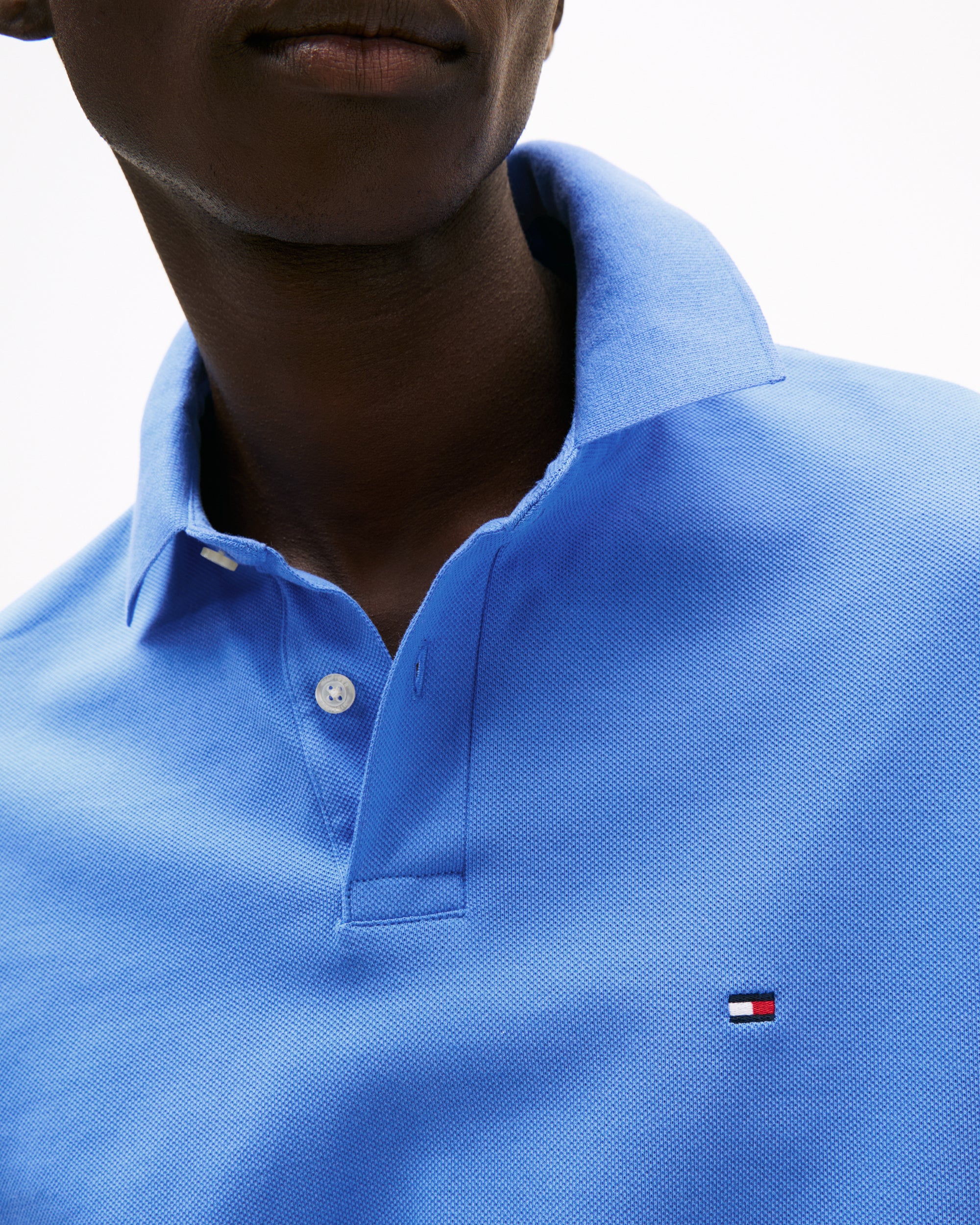 Tommy Hilfiger 1985 Regular Fit Mens Polo - Blue Spell - Image 2
