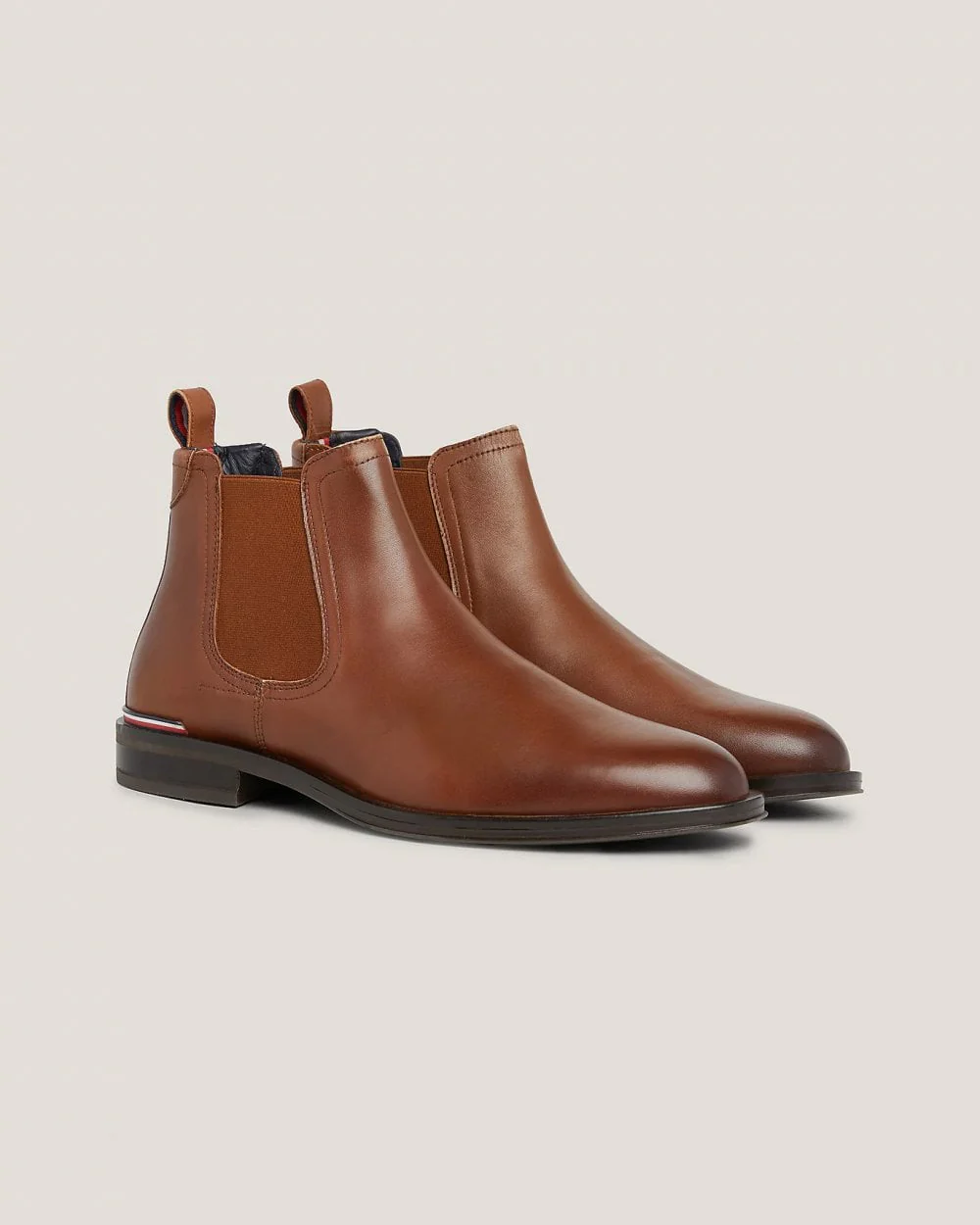 Tommy Hilfiger Core RWB Hilfiger Mens Leather Chelsea Boots