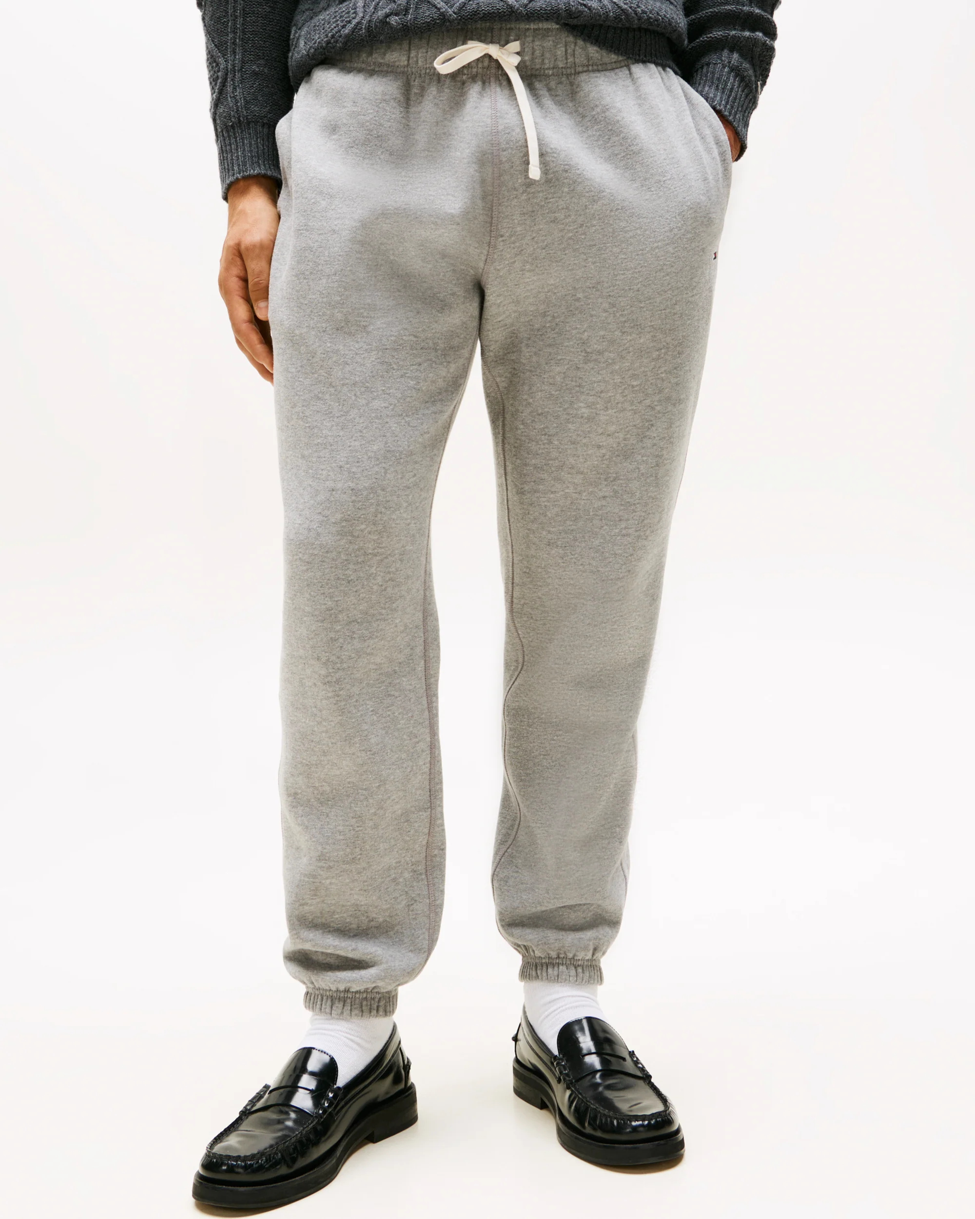 Tommy Hilfiger Essential Fleece Mens Sweatpants - Medium Grey Heather